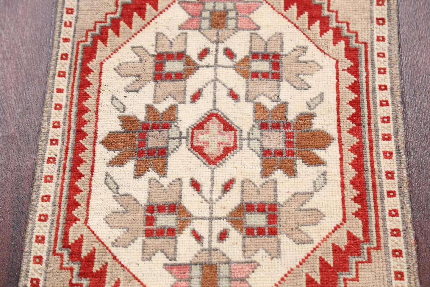 Authentic Oushak Turkish Runner Rug 1x4