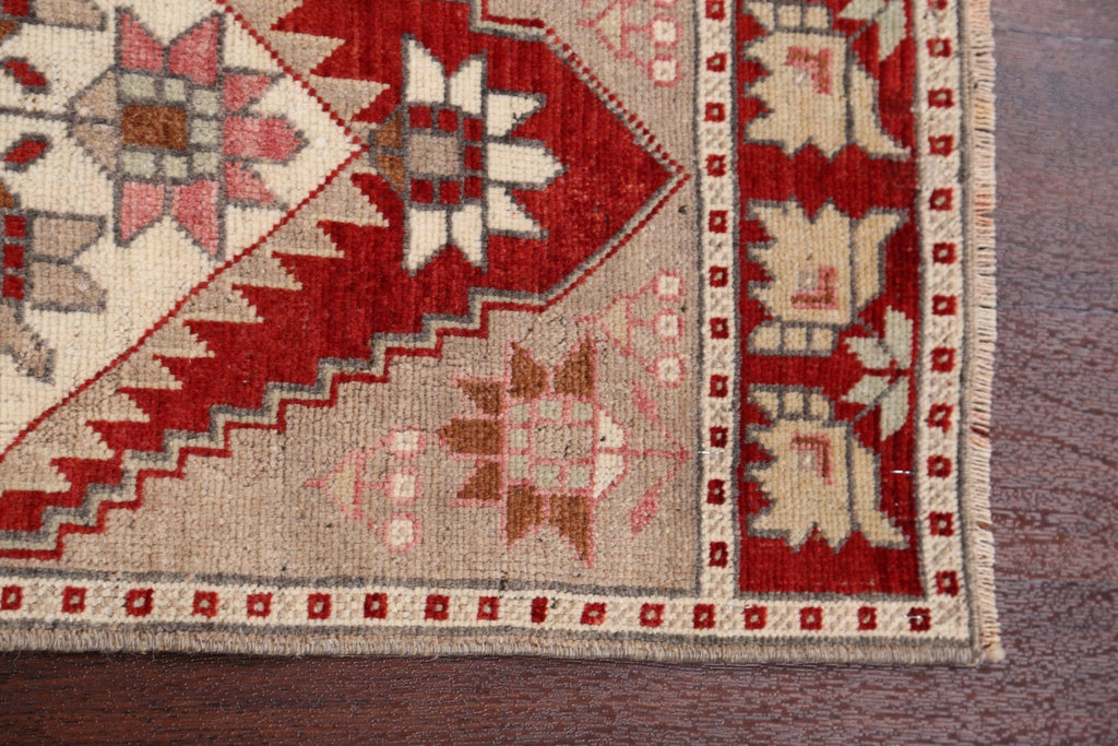 Authentic Oushak Turkish Runner Rug 1x4