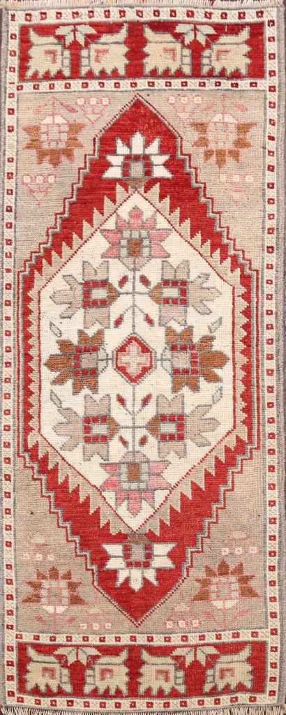 Authentic Oushak Turkish Runner Rug 1x4