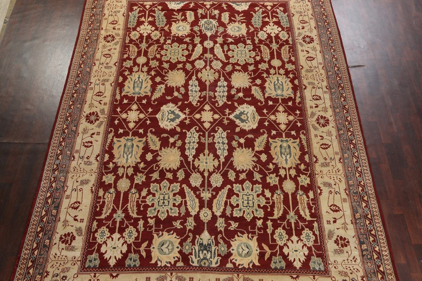 Red Wool Oushak Ziegler Egypt Oriental Rug 10x14