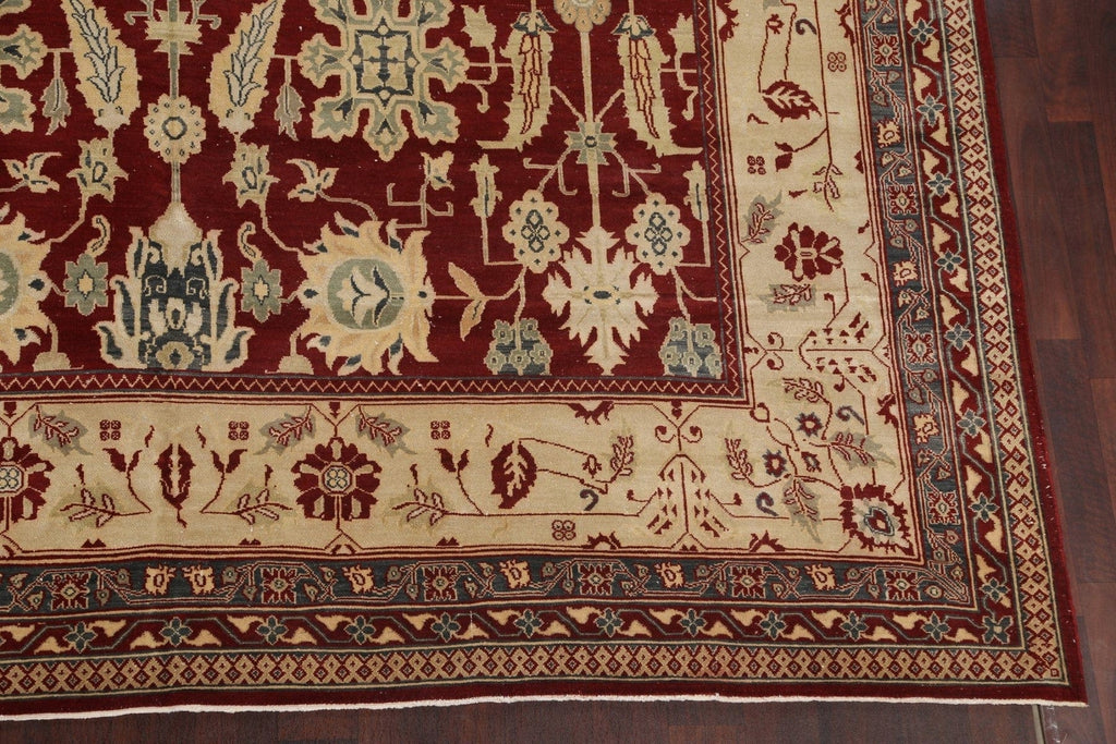 Red Wool Oushak Ziegler Egypt Oriental Rug 10x14