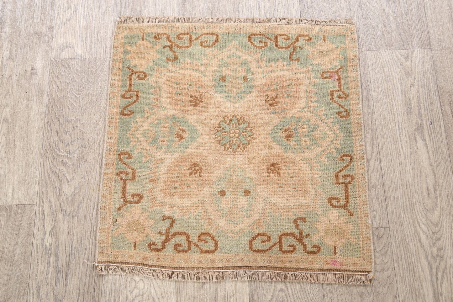 Square Oushak Oriental Area Rug 2x2