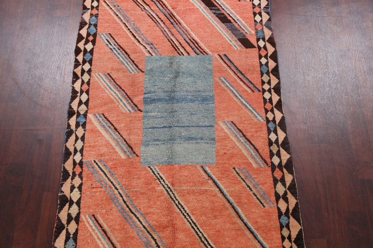 Geometric Gabbeh Persian Area Rug 5x10