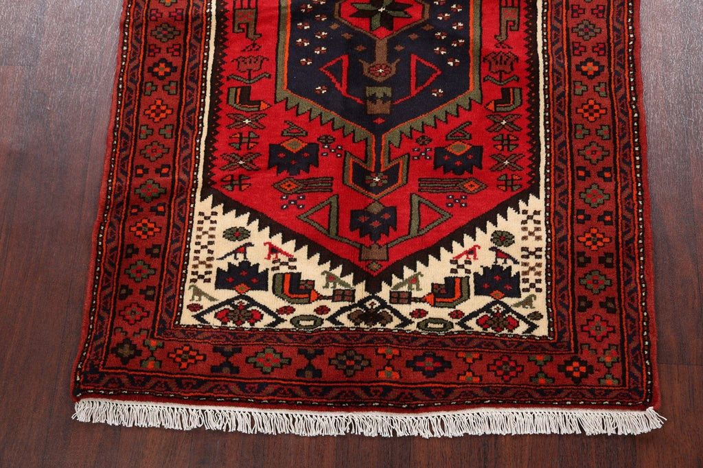 Tribal Hamedan Persian Area Rug 3x5