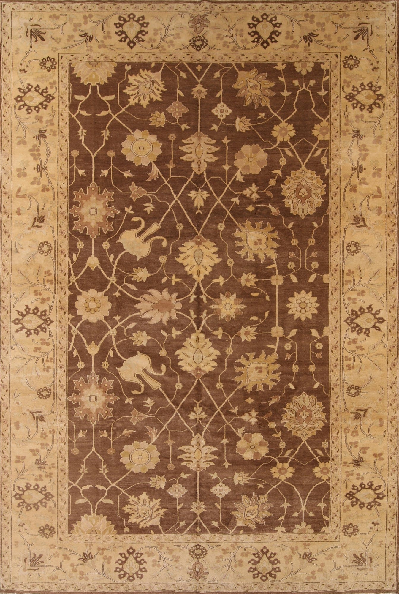 10x14 Oushak Peshawar Pakistan Oriental Area Rug