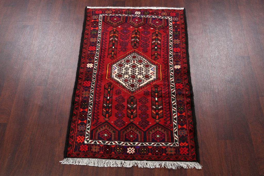 Tribal Hamedan Persian Area Rug 3x5