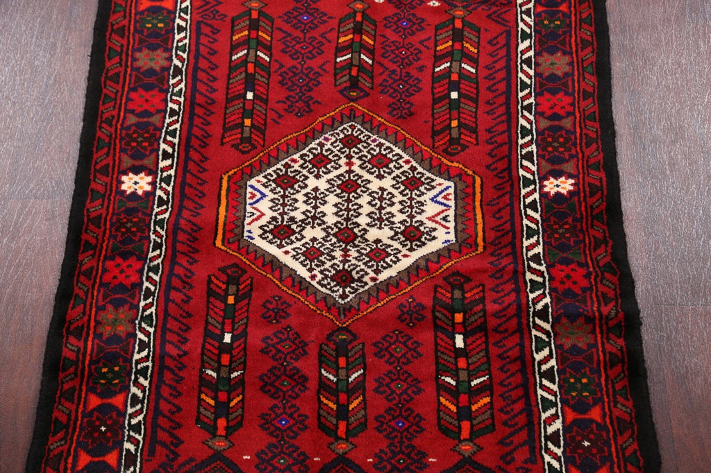 Tribal Hamedan Persian Area Rug 3x5