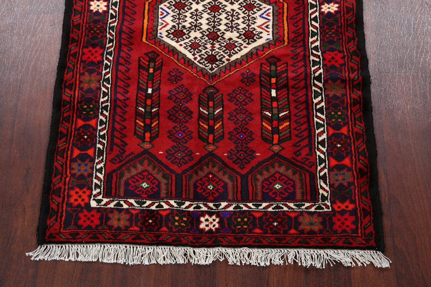 Tribal Hamedan Persian Area Rug 3x5