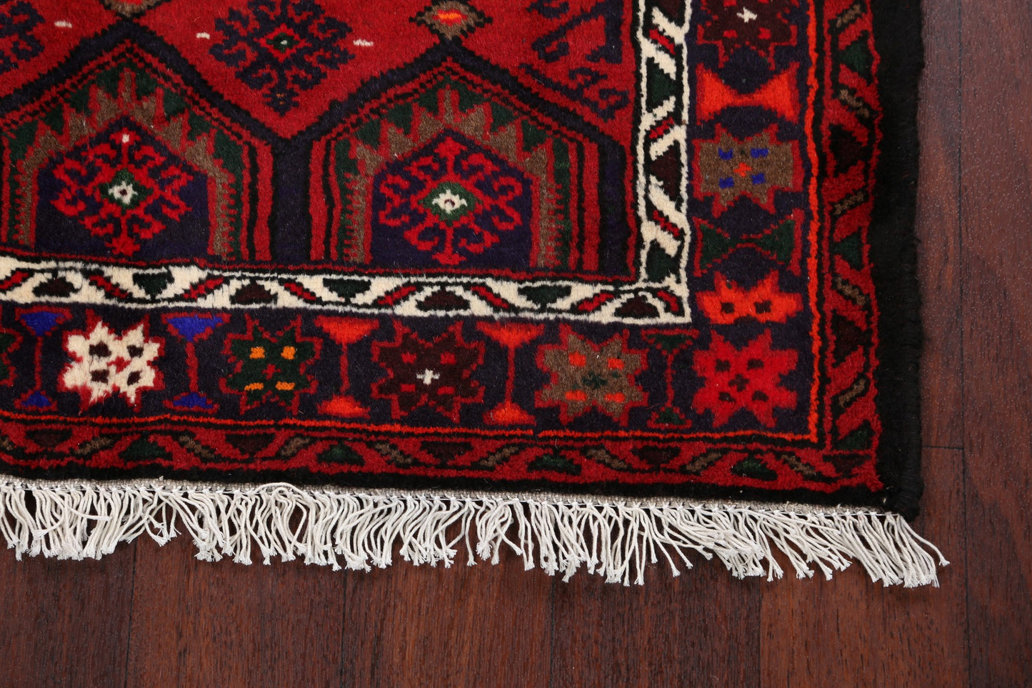 Tribal Hamedan Persian Area Rug 3x5