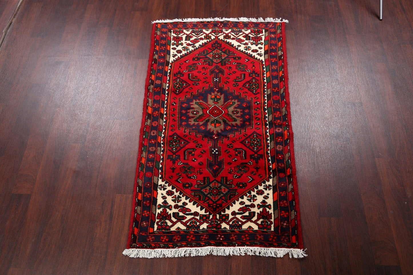 Tribal Hamedan Persian Area Rug 3x5