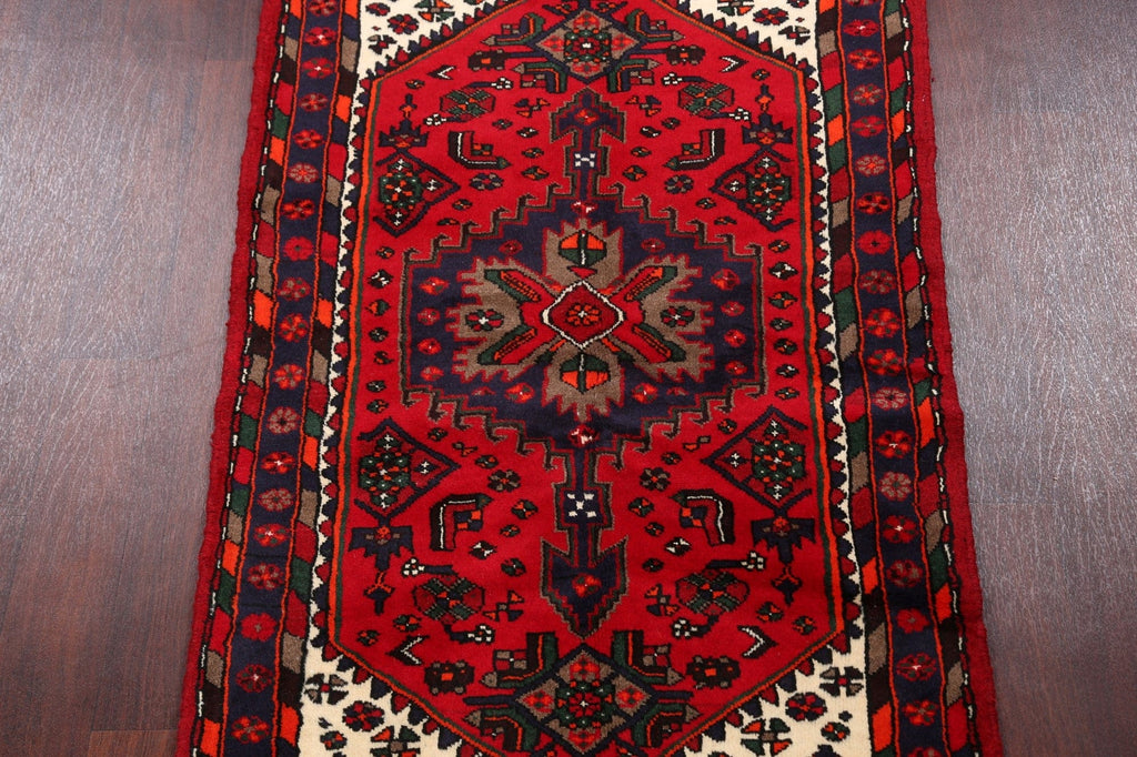 Tribal Hamedan Persian Area Rug 3x5