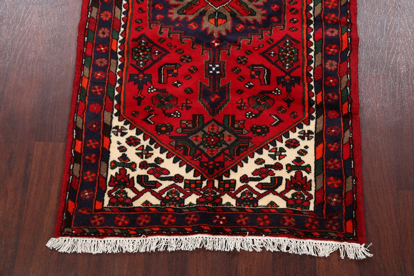 Tribal Hamedan Persian Area Rug 3x5