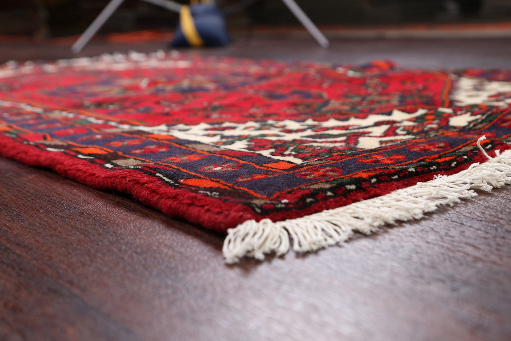 Tribal Hamedan Persian Area Rug 3x5