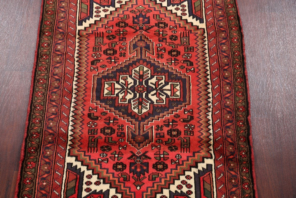 Tribal Hamedan Persian Area Rug 3x5