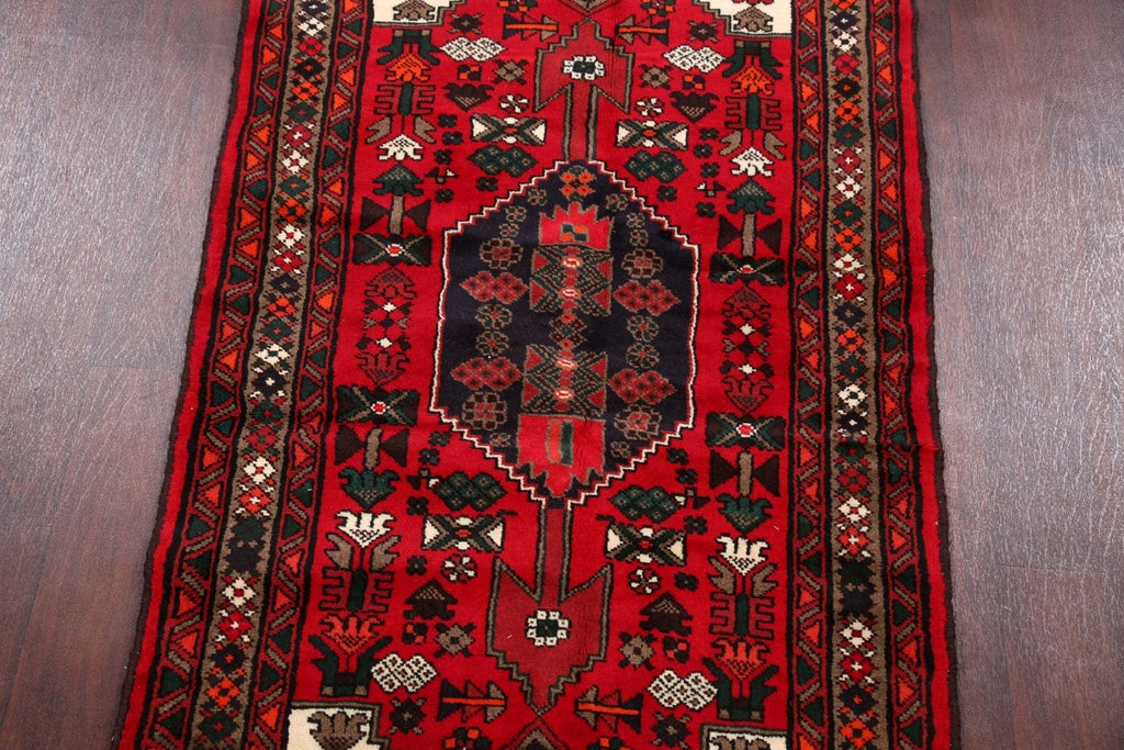 Tribal Hamedan Persian Area Rug 3x6