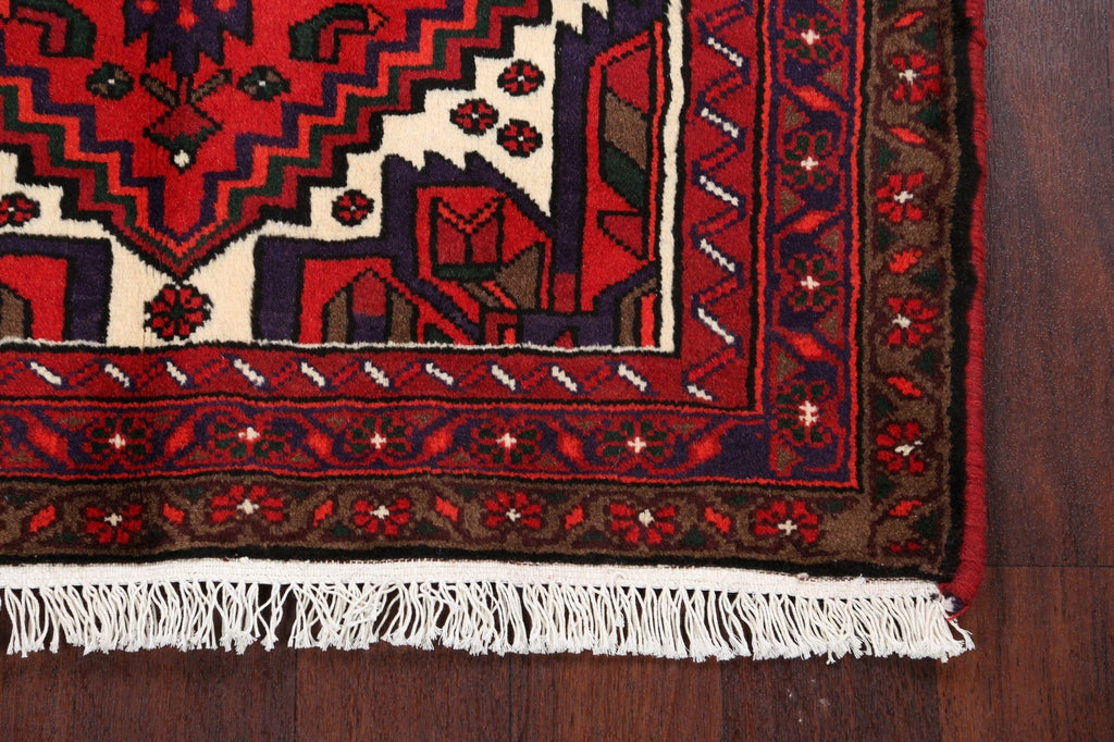 Tribal Hamedan Persian Area Rug 3x5