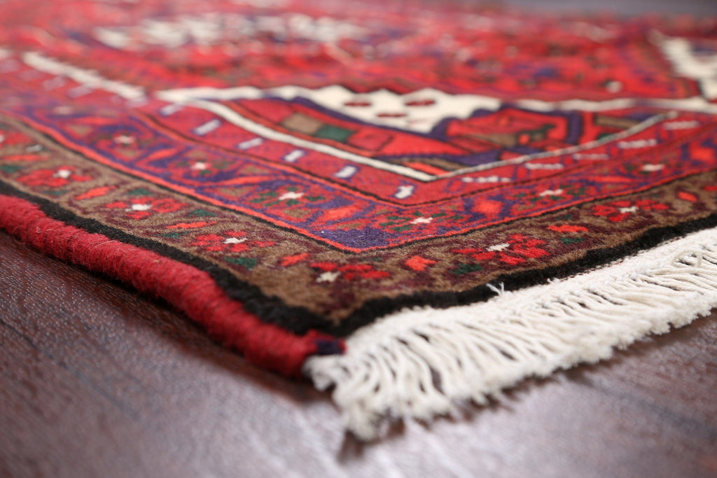 Tribal Hamedan Persian Area Rug 3x5