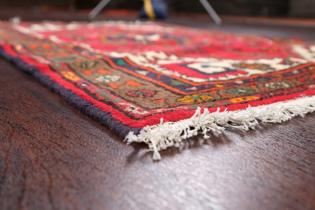 Tribal Hamedan Persian Area Rug 3x5