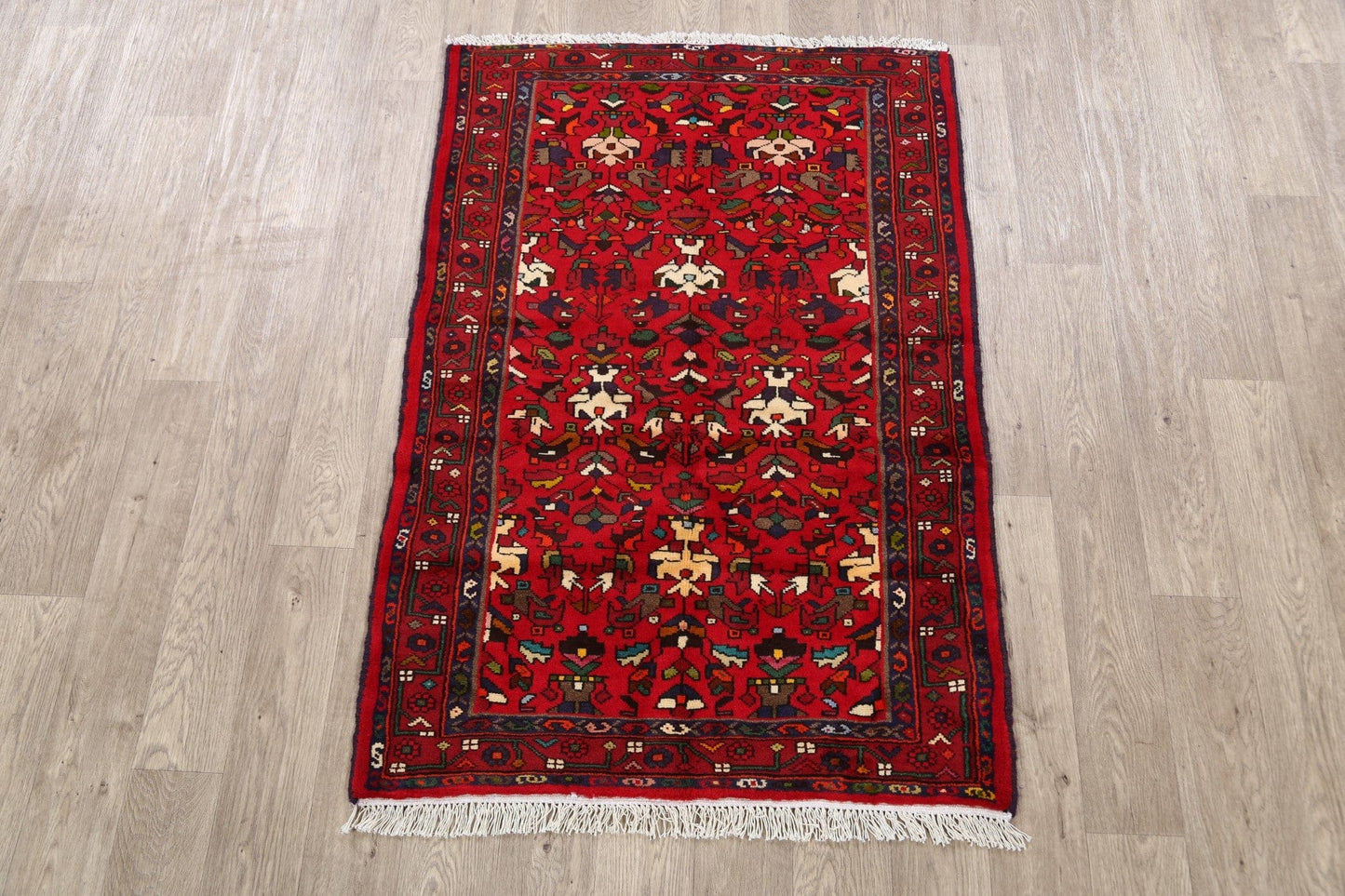 Geometric Malayer Persian Area Rug 3x5