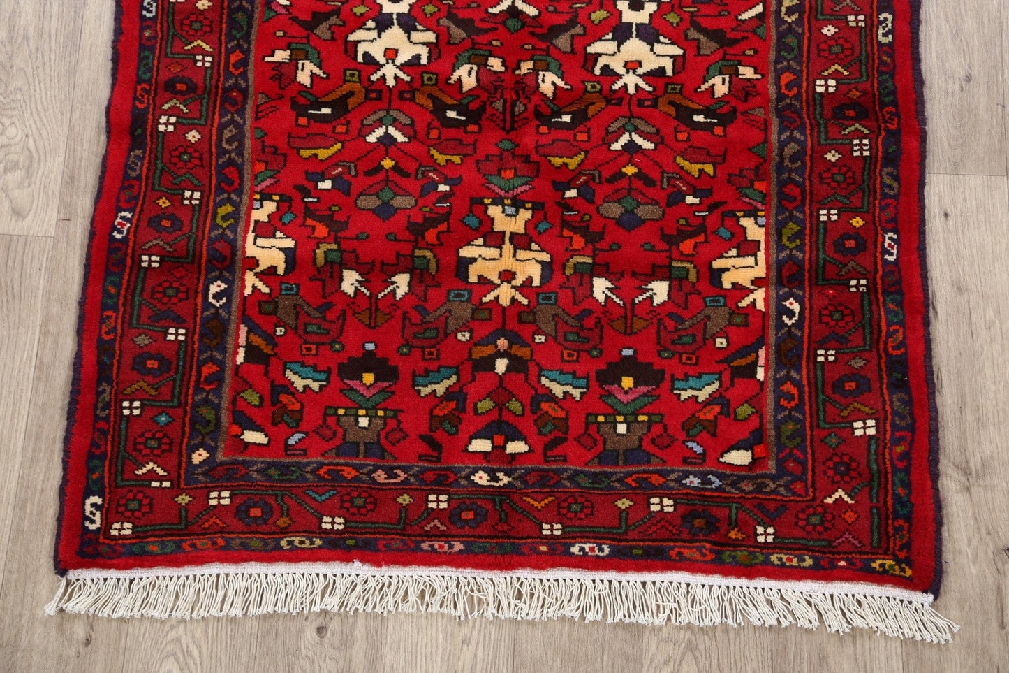 Geometric Malayer Persian Area Rug 3x5