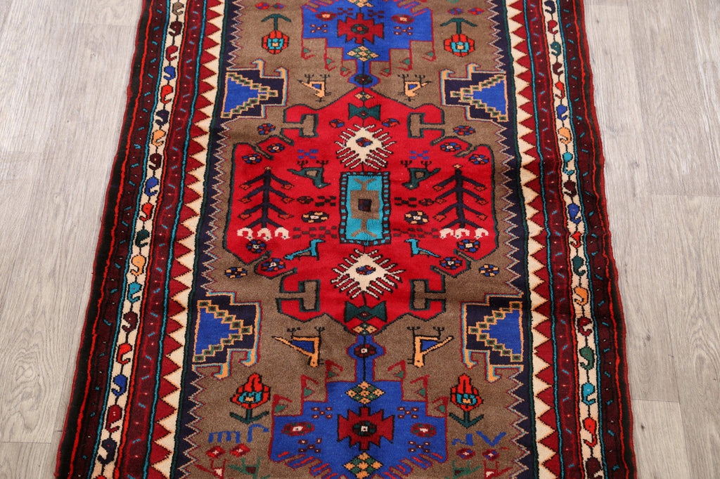 Tribal Hamedan Persian Area Rug 3x6