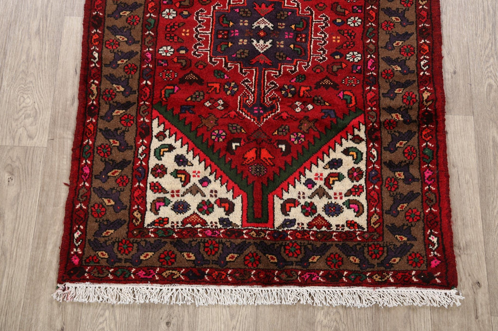 Tribal Hamedan Persian Area Rug 3x5