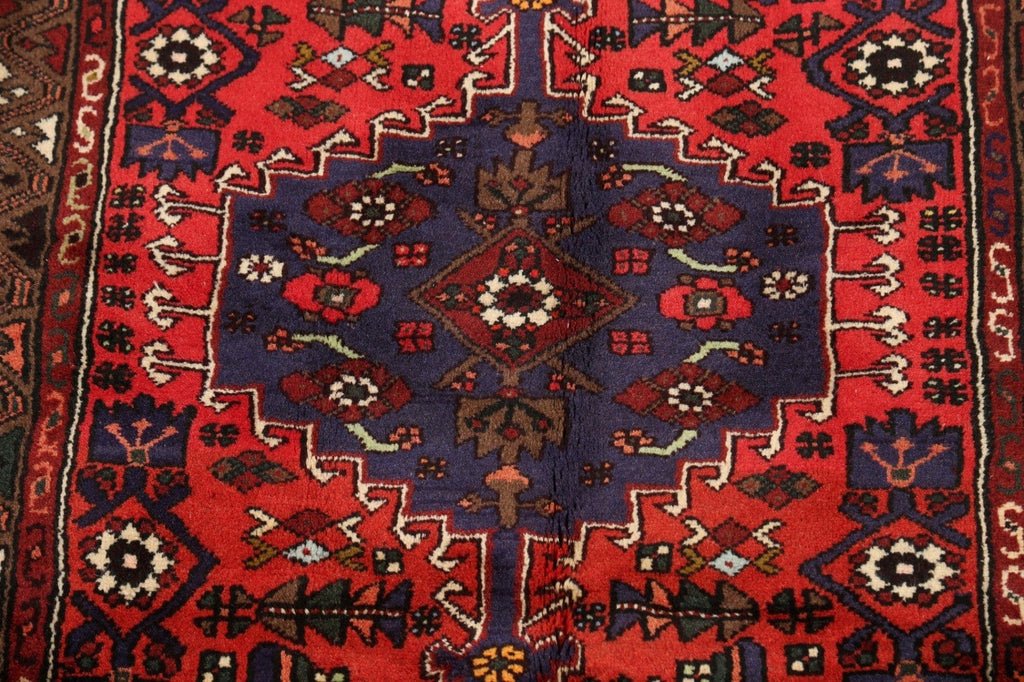 Tribal Hamedan Persian Area Rug 3x5