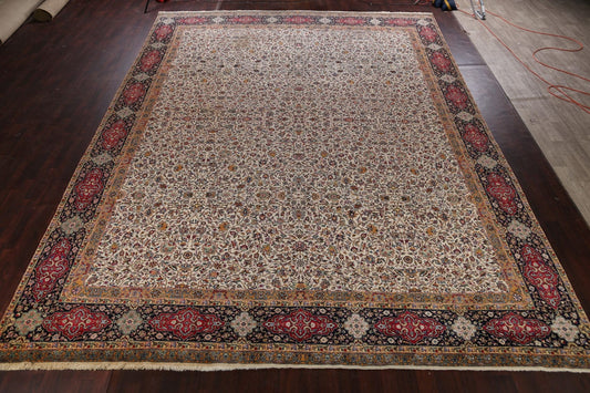 Large 100% Vegetable Dye Agra Oriental Area Rug 14x18