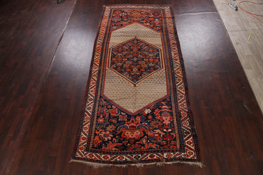 Pre-1900 Antique Vegetable Dye Malayer Persian Area Rug 6x13