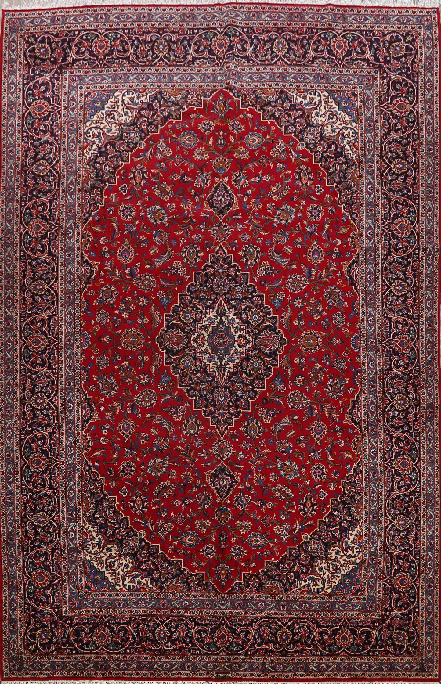 Traditional Kashan Persian Area Rug 10x13