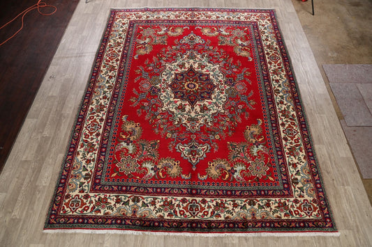 Floral Tabriz Persian Area Rug 10x13