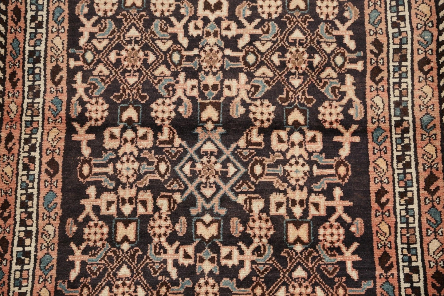 Geometric Malayer Persian Area Rug 4x5