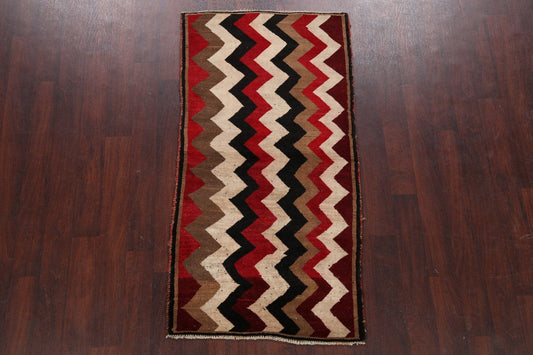 Chevron Gabbeh Persian Area Rug 3x6