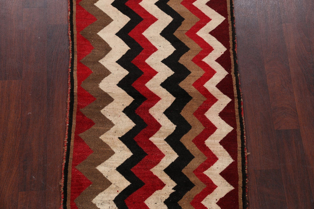 Chevron Gabbeh Persian Area Rug 3x6