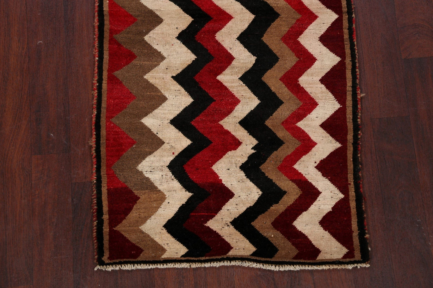 Chevron Gabbeh Persian Area Rug 3x6