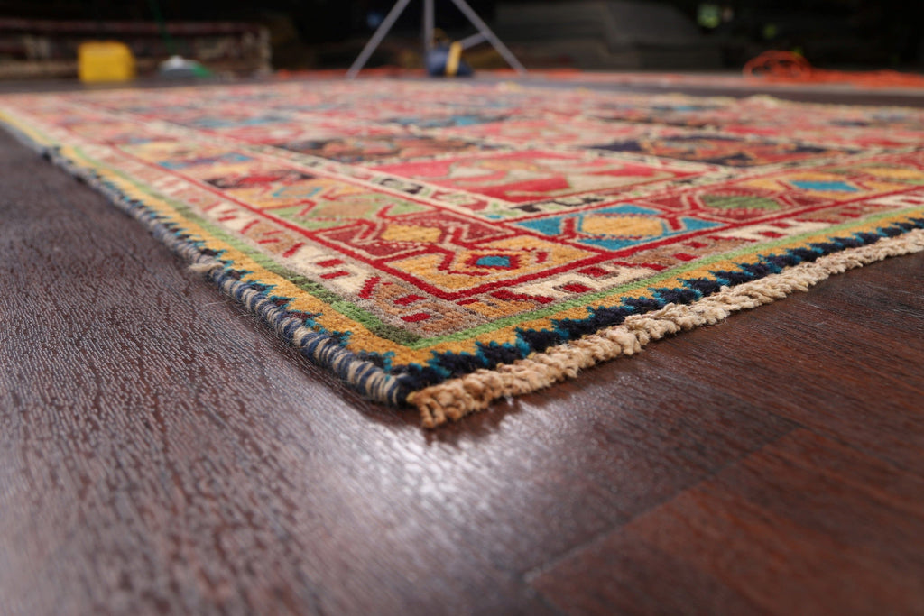 Gabbeh Persian Area Rug 5x9