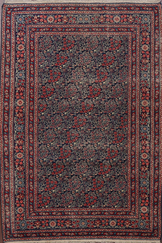 Antique Tabriz Persian Area Rug 4x7