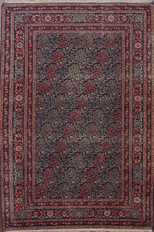 Antique Tabriz Persian Area Rug 4x7