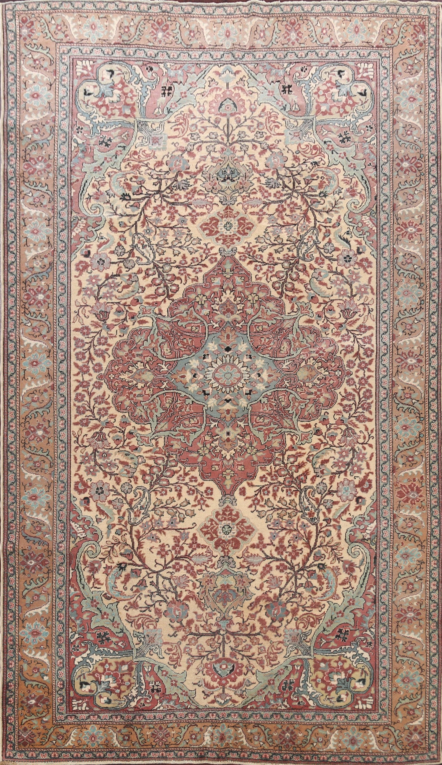 100% Vegetable Dye Anatolian Turkish Area Rug 7x10