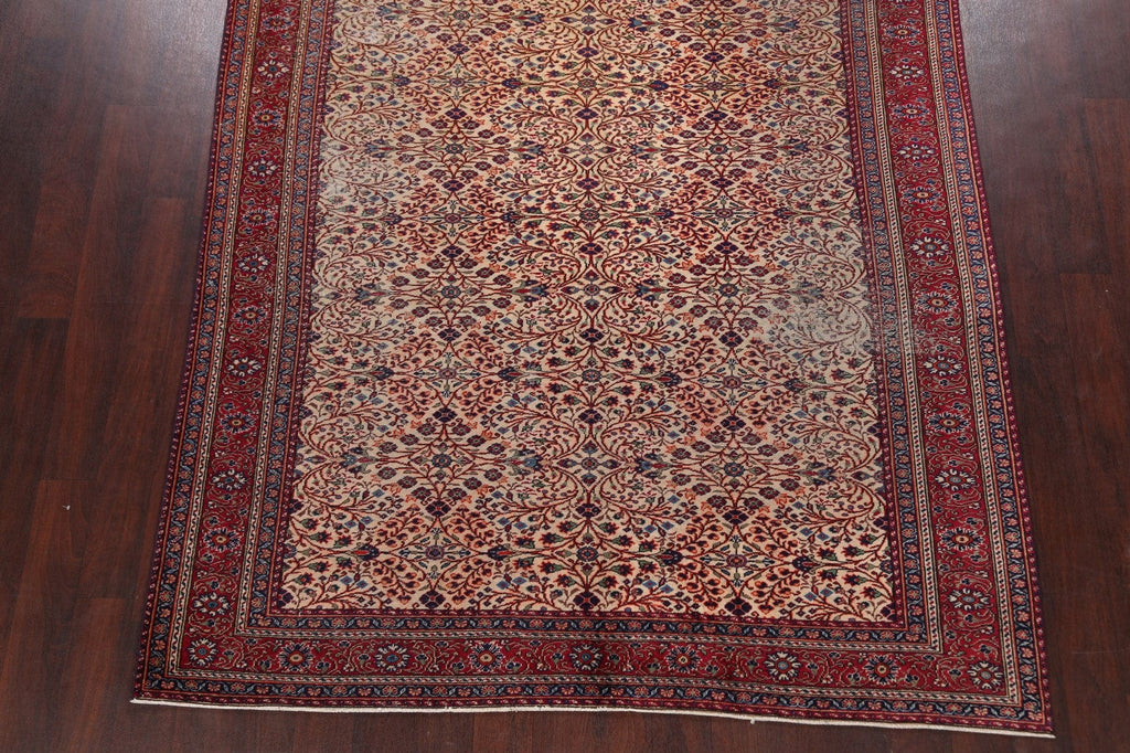 Antique Vegetable Dye Anatolian Turkish Area Rug 6x9