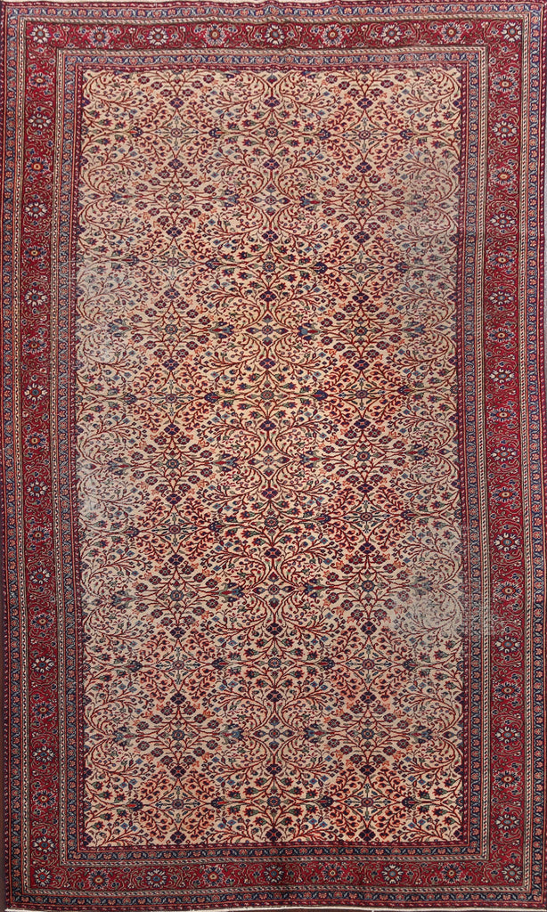 Antique Vegetable Dye Anatolian Turkish Area Rug 6x9