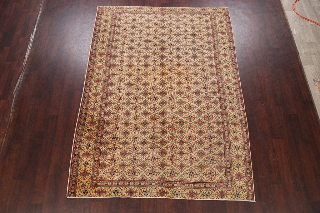 100% Vegetable Dye Anatolian Turkish Area Rug 6x9