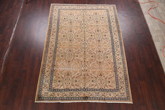 Vegetable Dye Anatolian Turkish Area Rug 6x9