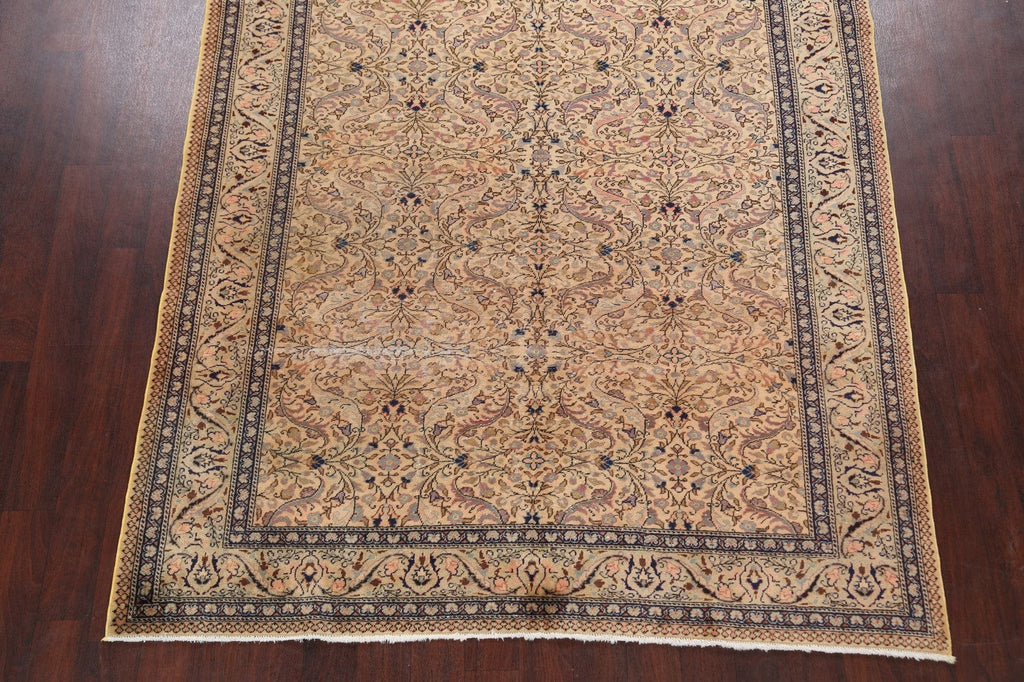 Vegetable Dye Anatolian Turkish Area Rug 6x9