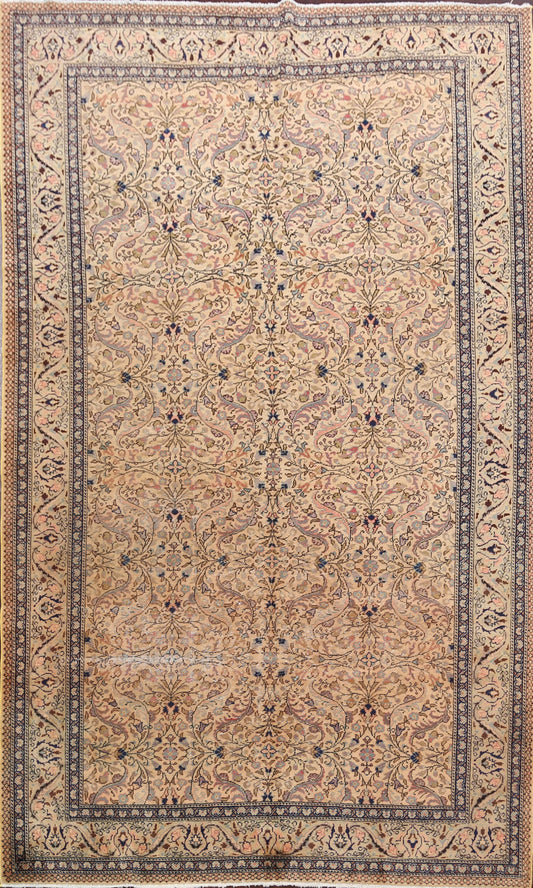 Vegetable Dye Anatolian Turkish Area Rug 6x9