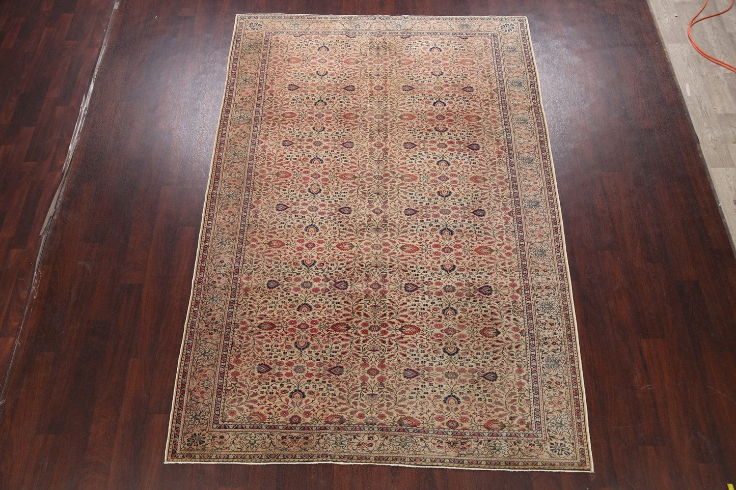 Floral Anatolian Oriental Area Rug 6x9