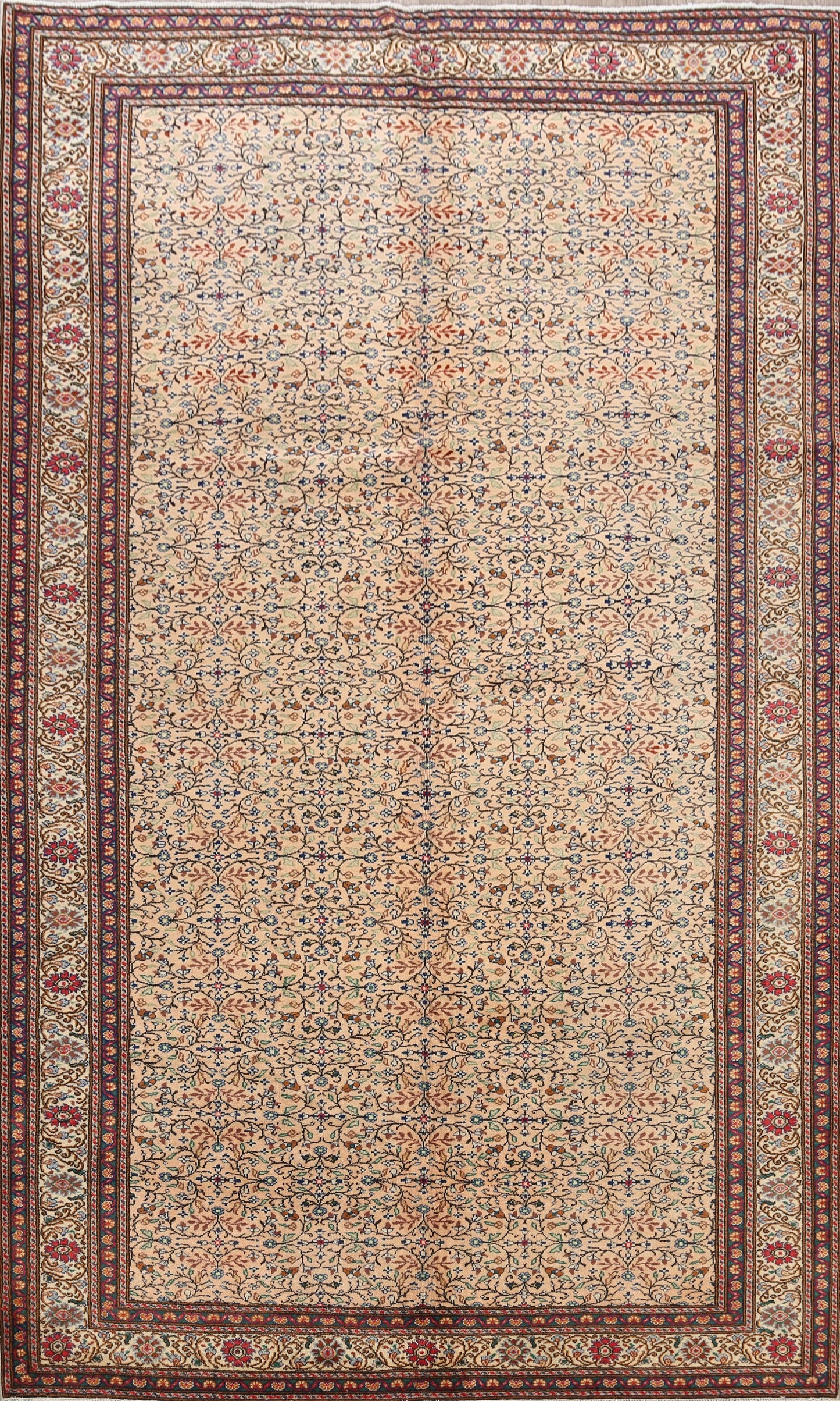 100% Vegetable Dye Anatolian Turkish Area Rug 6x9