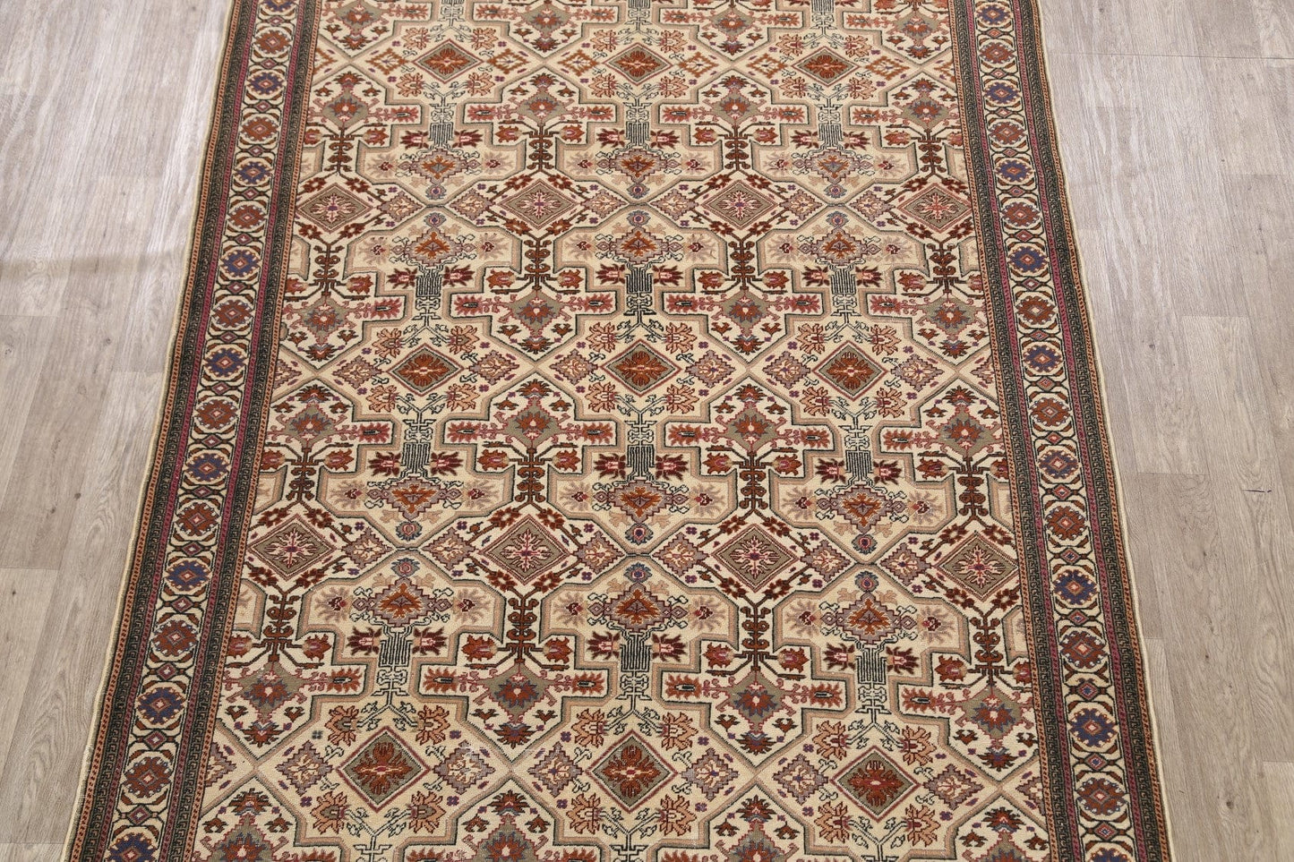 Geometric Anatolian Oriental Area Rug 6x10