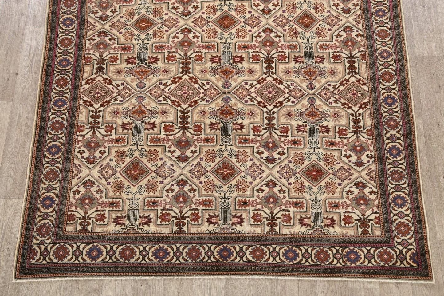 Geometric Anatolian Oriental Area Rug 6x10