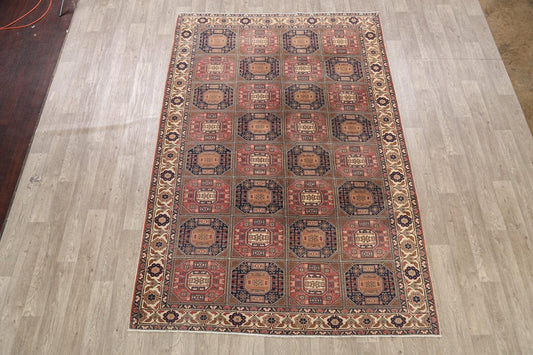 Geometric Anatolian Oriental Area Rug 6x10